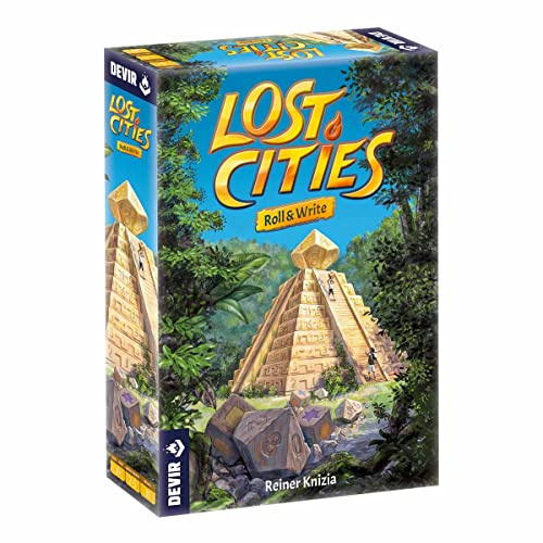 Devir - Lost Cities: Roll & Write, schnelles und lustiges Brettspiel (BGLOCIRWPS)