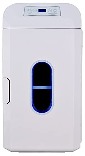 Réfrigérateurs De Voiture 12v 35L Portable Congélateur Réfrigérateur Vertical Double Usage Mini Réfrigérateur Avec Chauffage Et Refroidissement For Voyage Camping ( Color : White-35L , Size : 12v/220v