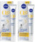 Nivea Q10 Anti-Falten-Serum-Füllstoff Gesichts-Expert Formel mit 5% aktiven Konzentraten und Peptiden Bioxifill Wirkung, feuchtigkeitsspendend, glättend, straffend, Anti-Alter, 3 Flaschen à 15 ml