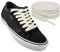 Endoto Cordones Planos para Vans Zapatillas de Skate Old Skool, Agujetas Cordón de Repuesto Shoelaces Laces - Crema, 28 pulgadas