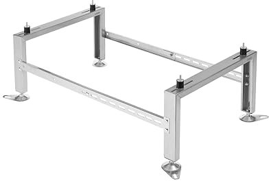 Soporte de suelo para bombas de calor con capacidad de carga de 500 kg - HSA500 - Soporte de aire acondicionado de acero inoxidable - Accesorios de aire acondicionado sólidos - Ajustable - Máx. 1040 x