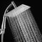 Syiyunran Soffione Manopola Doccia Shower Head - Telefono A Mano In Acciaio Inox Risparmio D'Acqua Più Pressione D'Acqua Per Bambini Adulti Animali Domesticider Può Essere Ruotato 360° (Senza Tubo)