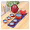 PiurUf Tasse High Grad Chinesische Tee Reise Tee Set Kung Fu Teaset Keramik Tragbare Teekanne Porzellan Teaset Gaiwan Tee Tassen Teezeremonie Tasse groß (Size : Style B)