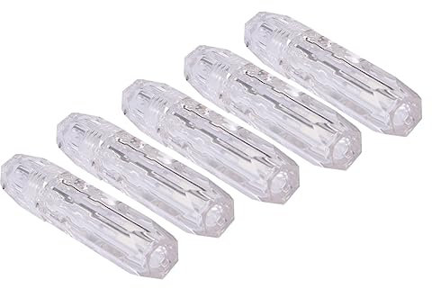 FRCOLOR Lipstick Bottle Liquid Makeup Clear Lip Oil Liquid Lipstick Travel Container for Toiletries Travel Container for Liquids Bottles Acrylic Travel Manual Pack of 5