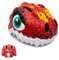 Crazy Safety Rot Drachen Kinder Fahrradhelm | Fahrradhelm für Kinder von 6-12 Jahren für Fahrräder, Skateboards, Laufräder, Scooter, Skates. Leichter und Verstellbarer 3D-Tierhelm 54-59 cm.