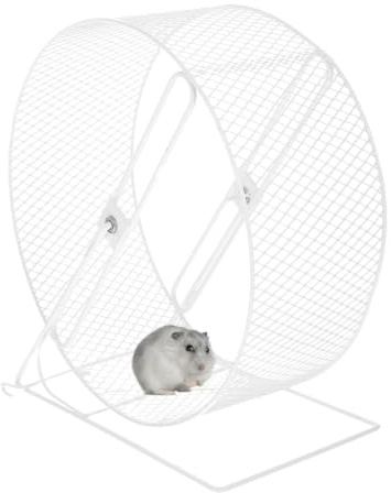 Hamsterrad Leise, Metall Hamster Übungsräder, Leise Spinner Hamster Laufräder für Rennmäuse Syrische Hamster Mäuse