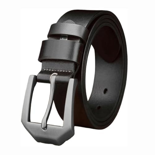 DUddTTW Luxusgürtel 1,49 Zoll breiter Gürtel Rindsleder Herrengürtel Mode verstellbarer Herrengürtel für Männer Kleid und Freizeitgürtel für Männer