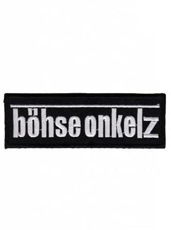 martytradingofficial Onkelz Silver Aufn√§her Besticktes Patch zum Aufb√ľgeln Applique