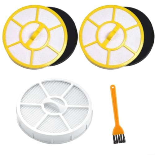 ZYNCUE Kit de filtres de rechange pour aspirateur Karcher VC3, 2 préfiltres, 1 post-filtre, 1 brosse de nettoyage pour une performance optimale