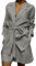 Tuta da lavoro da donna con pantaloncini, elegante, 2 pezzi, taglie grandi, da lavoro, set di abiti curvy blazer, tinta unita, streetwear, due pezzi, pantaloni slim fit, grigio., s
