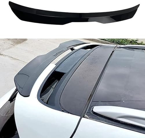 YZQSWCX Auto ABS Heckspoiler für BMW X6 (G06) 2019 2020 2021 2022 2023, Kofferraum Lippe Spoiler Bodykit Tuning Styling Zubehör,Gloss Black