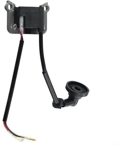 Bobina de encendido para cortadora de cuerdas de 2 tiempos, cepillo, motosierra y cortacésped, distancia entre orificios de montaje de 52 mm, núcleo de aleación con carcasa de plástico