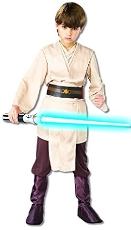 Rubie's Offizielles Disney Star Wars Deluxe Jedi Kostüm für Kinder, Größe S
