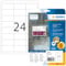 HERMA 4691 Wetterfeste Folienetiketten, 800 Blatt, 66 x 33,8 mm, 24 pro A4 Bogen, 19200 Stück, selbstklebend, bedruckbar, matt, blanko Klebeetiketten Aufkleber aus Folie, weiß