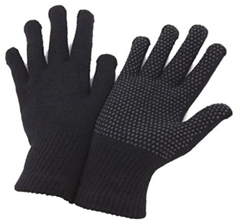 2 Pairs Adult Fingerless or Full Finger Magic Rubber Grip Gripper Driving Gloves From Undercover