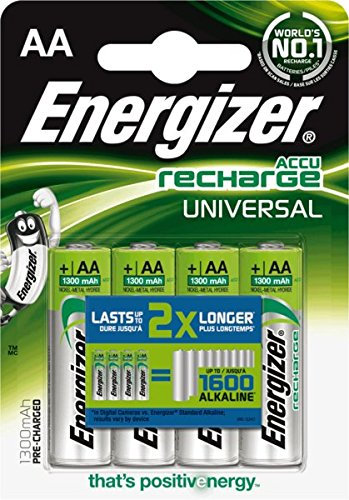 Energizer Akkus Universal/ 635672, 1300mAh Mignon AA HR6 Inh. 4