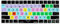 XSKN Final Cut Pro X Shortcut-Tastatur-Abdeckung für FCPX Hotkeys Silikon-Tastaturabdeckung für Magic Keyboard MLA22LL/A (US-Version)