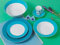 Bavaria Set Piatti 19pz. Porcellana E9771 Blu