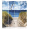 Feeby Paravent Meer Dünen Weg 145x180 cm 4 Teilig Modern Design beidseitig Raumteiler Wandschirme Foto Trennwand Raumtrenner Sichtschutz Spanische Wand auf Leinwand Bedruckt Strand Möwe Grün Sand