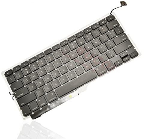 Bucom US Keyboard American Tastatur mit Backlight Beleuchtung 2009 2010 2011 für MacBook Pro 15 A1286