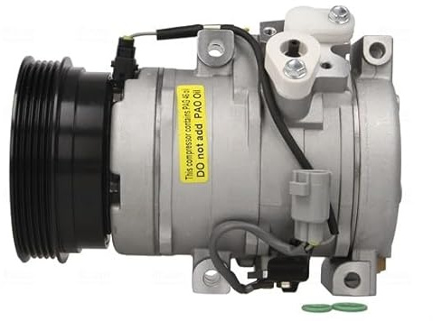 NISSENS A/C Kompressor für Klimaanlage Klimakompressor mit ID: 10S17C Kältemittel: R134a PAG 46 mit 115mm Riemenscheibe Rillen: 5 für TOYOTA PREVIA (MCR3, ACR3, CLR3) 890066