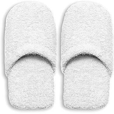 Excelsa Caldo Pantofole da Bagno Donna, Spugna, Bianco, 27.5 X 11 X 3 Cm