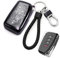 Senauto Sparkling Quicksand Key Fob Cover Full Coverage Protection Key Case Key Chain for Lexus 2013-up RX350 NX200 NX200t NX300 NX300h IS200t ES250 ES350 GS350 GS450 Remote Control Smart Key (Black)
