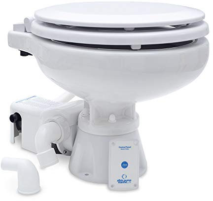 Albin Pump Marine Toilet Standard Electric EVO Compact Low 12V Toilet Boat