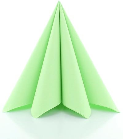 Sovie HORECA Servietten in PISTAZIE aus Linclass Airlaid, stoffähnliche Einwegservietten ideal für Hochzeit & Partys, 40 x 40 cm, 50 stück