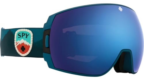 Spy Legacy Se Ski Snowboard Brille Trailblazer Blue - HD+ Rose w/Dark Blue Spectra Mirror + HD+ LL Gray Green w/Red Spectra Mirror
