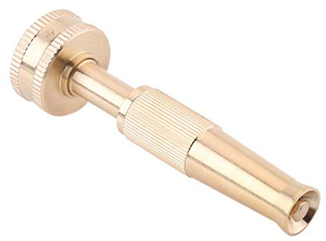 Boquilla de barredora de alta presión ajustable Boquilla de manguera de latón resistente para riego de riego