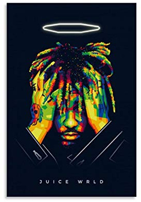 Hip-hop Rapper Juice Wrld 10 Poster Decorative Painting Canvas Wall Art Living Room Posters Bedroom Painting 12x18inch(30x45cm)
