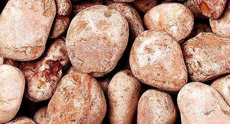 WUEFFE Ciottoli di Marmo Rosso Verona - Sacchi da 25 kg - Sassi Rossi Pietre Giardino (40/60 mm., 4 Sacchi da kg.25)