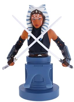 Cable Guys - Star Wars Ahsoka Tano Gaming Accessories Holder & Phone Holder for Most Controller (Xbox, Play Station, Nintendo Switch) & Phone