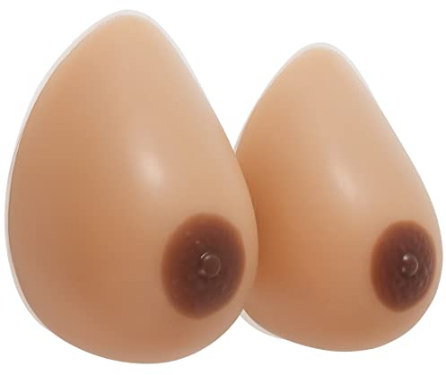 Vollence One Pair A Cup Silicone Breast Forms Fake Boobs Bra Pad Enhancers Crossdresser Prosthesis Mastectomy Transgender Cosplay