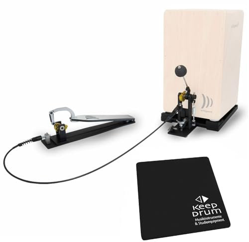 Schlagwerk CAP 200 CAP200 Cajon-Pedal mit Bodenplatte und Tasche + keepdrum Sitzpad