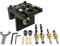 CENPEK Kit 3 in 1 ad alta precisione per tassello a camma per fori per legno Guida per la lavorazione del legno Posizione per la lavorazione del legno fai da te Riparazione di mobili o tuttofare
