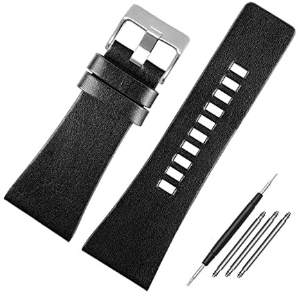 22mm 24mm 26mm 27mm 28mm 30mm 32mm Echtes Lederarmband Herrenuhr Zubehör Uhrenarmband, 32mm