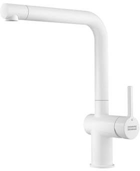 Franke Küchenarmatur 115.0653.372 Hochdruck Weiß Matt mit 180° Schwenkbereich
