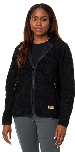 Fjallraven 84789-550 Vardag Pile Fleece W Sweatshirt Women's Black Size XS