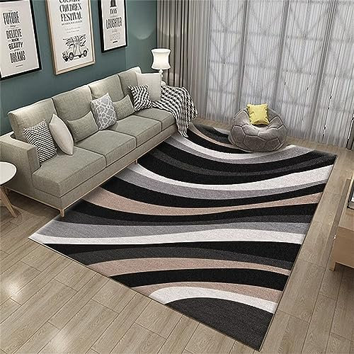 Kunsen teppuch Geometrische Vereinfachung Teppich Angebote schwarz Outdoor-Teppich esszimmerteppiche80X140CM