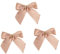 Wambere 20 Stück Schleifen Weihnachtsbaum,Weihnachtsschleife Dekoschleife Glöckchen Weihnachtsbaumschmuck Zierschleifen Dekoration für Christbaumschmuck Hochzeit Geburtstag Weihnachten,Hell-Pink