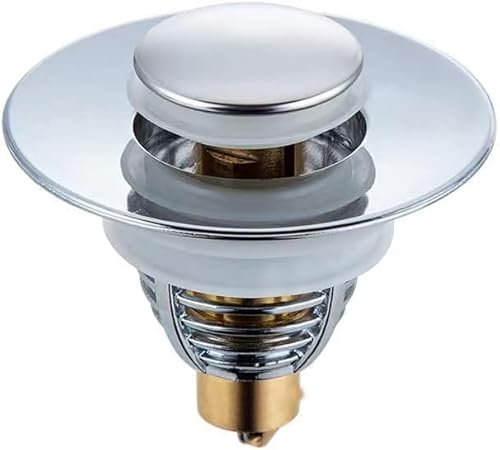 OZNEWLIFE Bonde Lavabo Universel, Bouchon de Vidange Amélioré, Pull Type Bonde Evier, Accélère Le Drainage sans colmatage, pour Baignoire, Cuisine, Lavabo (Orifice de Vidange 32-42mm)