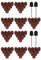 Schleifkappen Nagelfräser, 100 PCS Schleifkappen Fußpflege Mit 4 Schleifwelle, 10 Mm Schleifkappen Für Maniküre, Polieren Und Schleifen, Maniküre Schleifsand Für Elektrischen Nagelbohrer