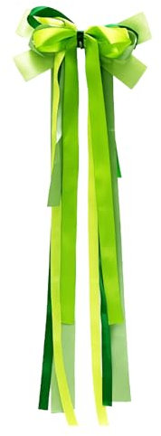 Bliceon Schleife Schultüte, Zuckertüten Schleife, Schultütenschleife, Weihnachtsschleifen, Große Schleife für Weihnachtsdeko Geburtstag Valentinstag Hochzeit Party - Grün