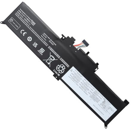Glaxcidy 01AV432 00HW026 00HW027 01AV433 Batteria per Lenovo ThinkPad Yoga 260 370 X380 Series, SB10F464 SB10F46465 SB10K97589 SB10K97590 SB10K97591 01AV434 [15.2V/44Wh]