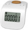 YARNOW Gesangszähler Dhikr-Zähler Klicker Meditation fingerzähler Finger Counter Taschenzähler elektronischer wiederaufladbarer Zähler mit Ring digitaler Fingerhandzähler Kieselgel Weiß
