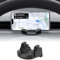 FDAIUN Supporto per cellulare auto per Tesla Model 3 Highland/Model Y Juniper 2024 2025, girevole a 360°, supporto per cellulare da auto con un pulsante per smartphone da 4,7 a 7 pollici