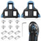 Fahrradschuhe Cleats Set Kompatibel mit Shimano SPD-SL SH11 SH12 SH10, Indoor Cycling Cleats Rennrad für 3 Bolzen Rennradschuhen, rutschfest langlebig inkl Schrauben Unterlegscheiben