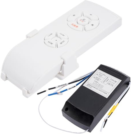 EXCEART Deckenventilator Fernbedienung Mit Timer Windgeschwindigkeiten Einfache Installation Hochsensitiv Ohne Batterie